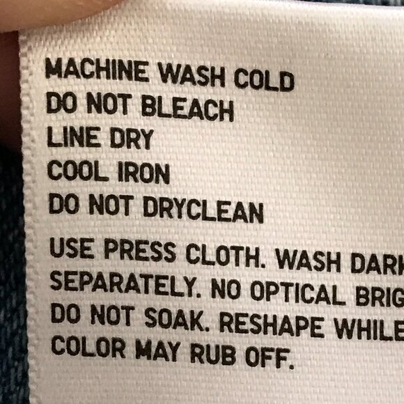 Uniqlo Flared Slim Jeans Women 29 Blue High Rise Kaihara Fabric Medium Wash - Picture 13 of 13